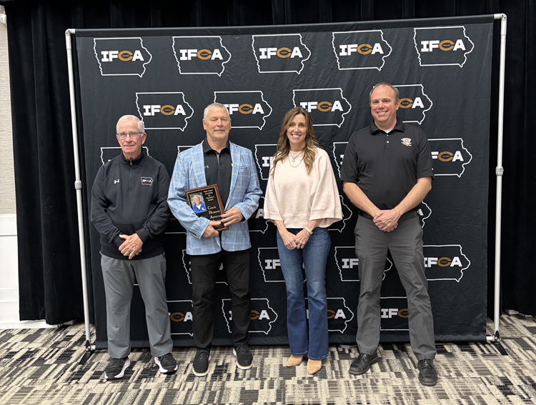 2026 IFCA Walt Fiegel Coaching with Character award recipient Kal Goodchild.